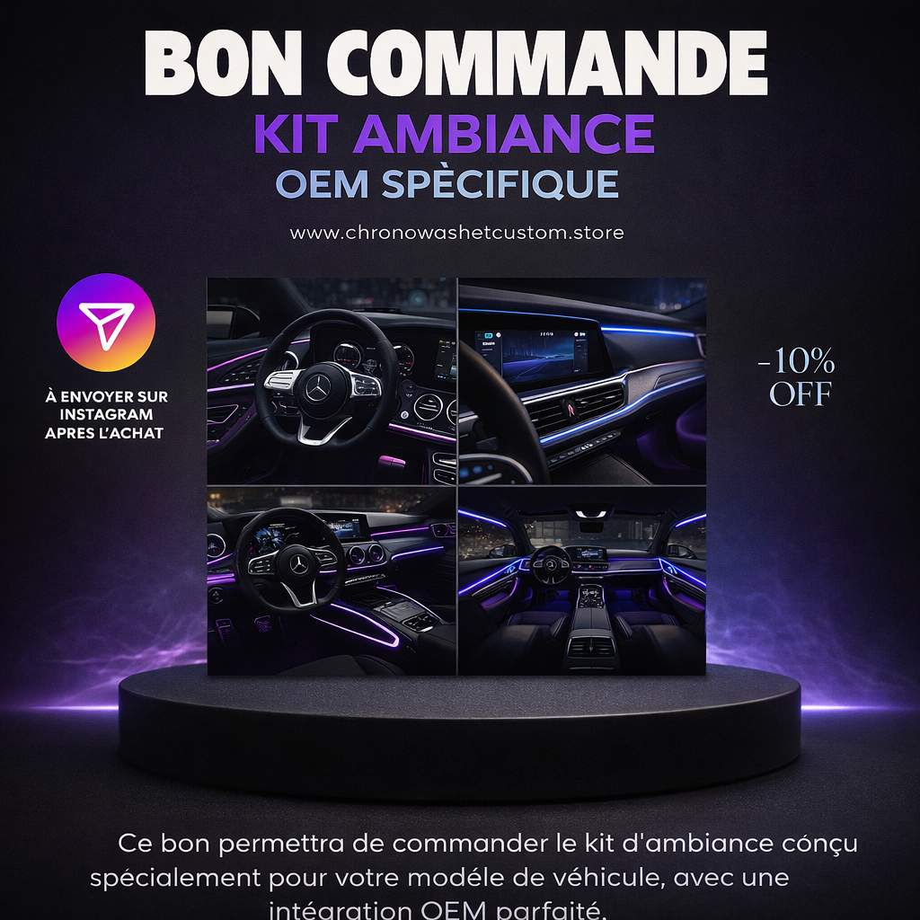 BON D INSTALLATION KIT AMBIANCE SPECIFIQUE