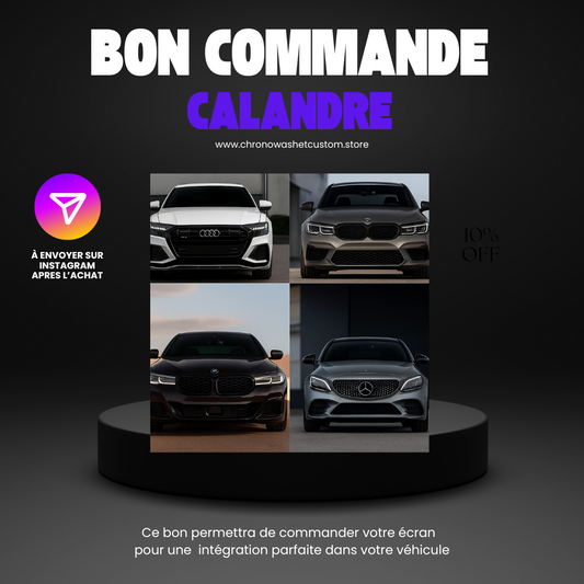 BON DE COMMANDE CALANDRE